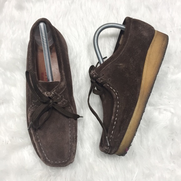 brown suede wallabees
